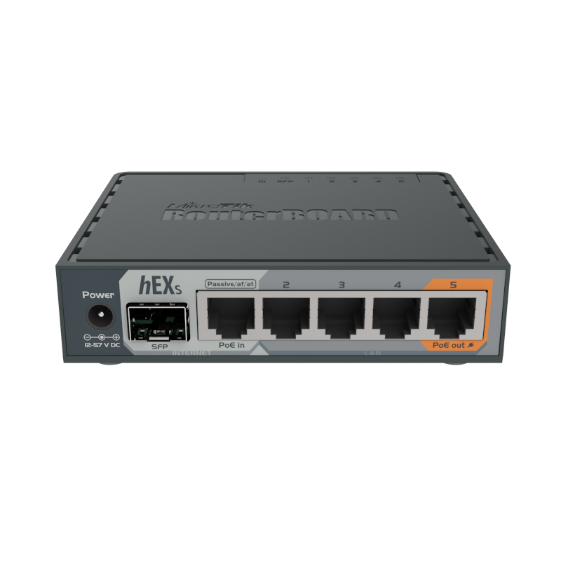 Маршрутизатор MikroTik hEX S (RB760IGS)